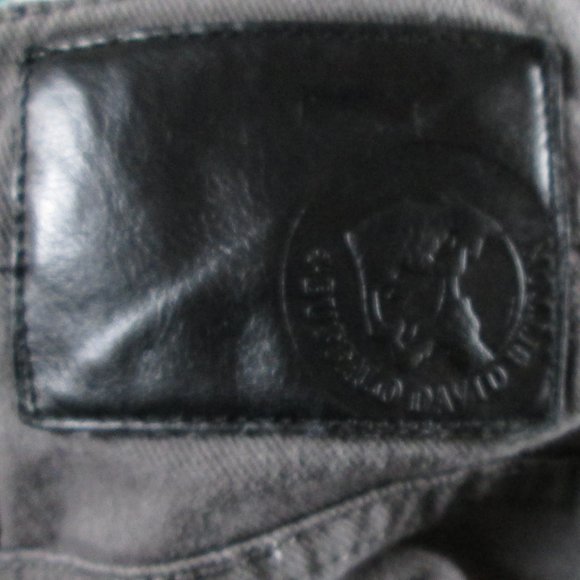 BUFFALO DAVID BRITTON SAM-X Mens Grey Slim Straight Stretch Jeans Pre-ow… - Picture 3 of 7